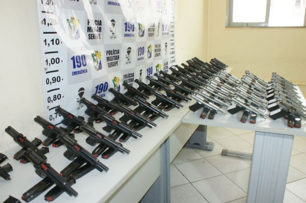 PM de Sergipe recebe 500 pistolas para reforço da segurança