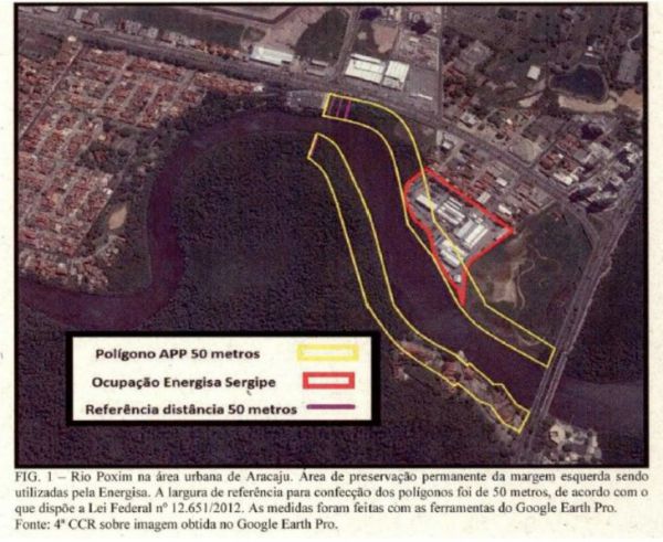 MPF processa Energisa por realizar obras às margens do Rio Poxim