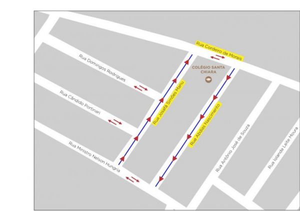 Ruas do bairro Luzia terão circulação alterada a partir de amanhã