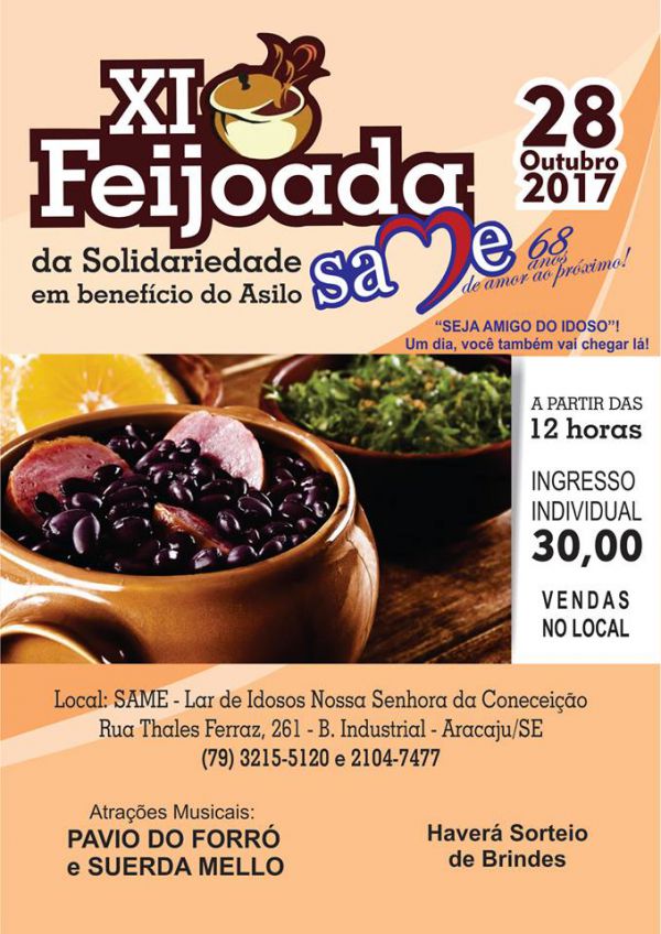 Same promove feijoada em prol dos seus idosos