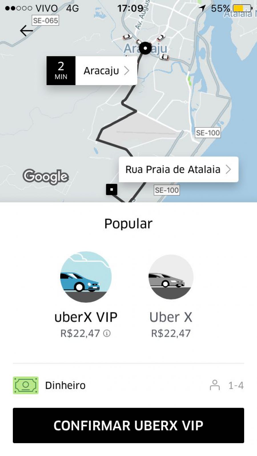 Uber cria categoria exclusiva para usuários frequentes