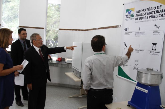 Tribunal de Contas inaugura laboratório para fiscalizar obras de pavimentação
