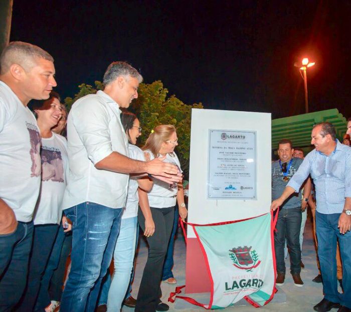 Fábio Reis inaugura diversas obras nos municípios sergipanos
