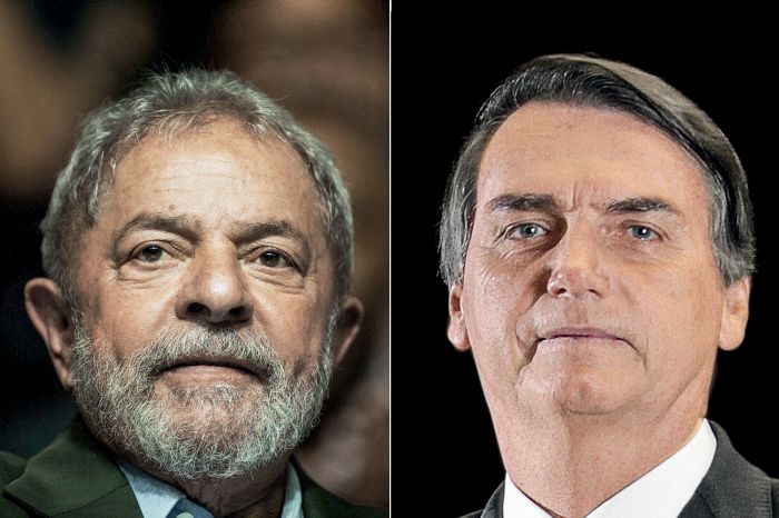 Datafolha aponta Lula com 39% e Bolsonaro com 19%
