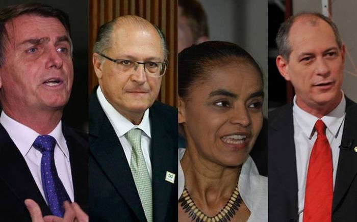 Datafolha: Bolsonaro tem 24%; Ciro, 13%; Marina e Alckmin, 11%
