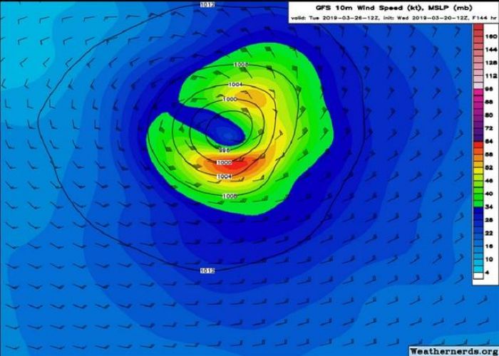 Marinha alerta para possível formação de ciclone no sul da Bahia