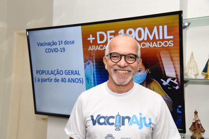 Prefeitura de Aracaju antecipa vacinação contra a covid-19 e inclui população acima de 40 anos