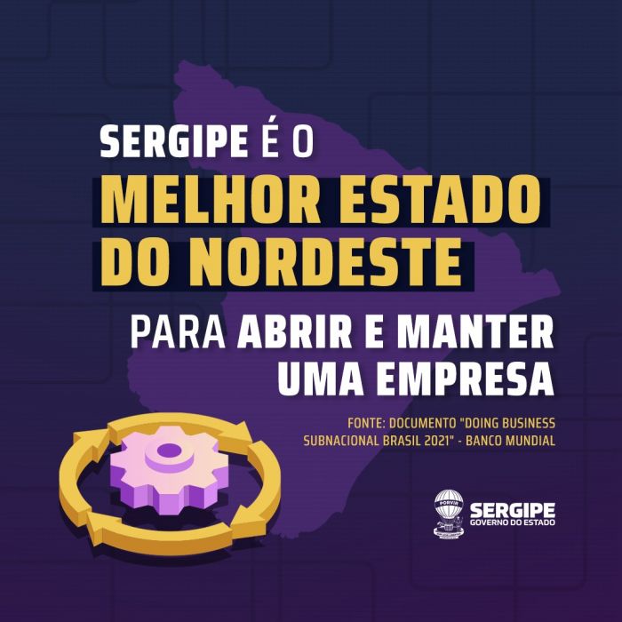 Sergipe é o melhor estado do Nordeste para negócios