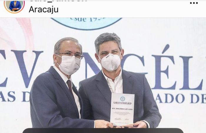 Pastor Virgínio fecha apoio a Rogério Carvalho