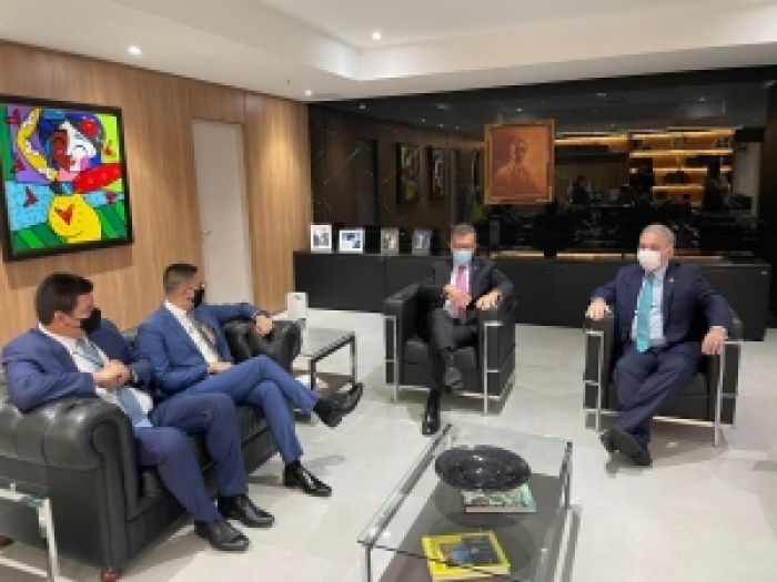 Laércio se reúne com ministros do Desenvolvimento, Agricultura e Saúde