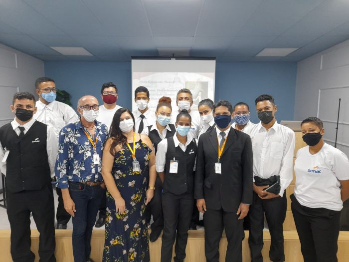 Senac realiza palestra de aniversário sobre História e Evolução do Cacique Chá para Alunos do Curso de Garçom