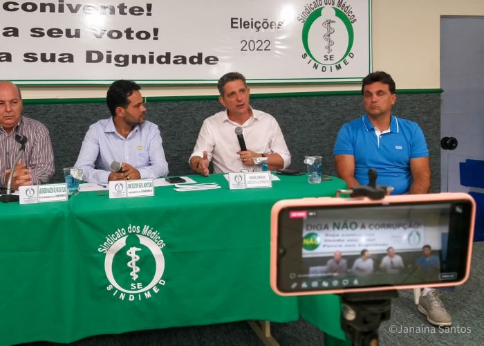 Rogério Carvalho conversa com médicos e apresenta propostas para transformar a saúde de Sergipe