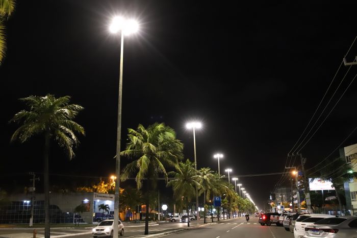 Aracaju alcança 62% do seu parque de iluminação pública com tecnologia LED