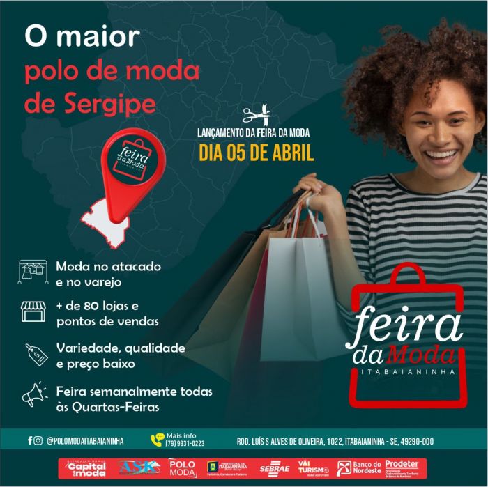 Itabaianinha se prepara para receber a mais nova feira de moda da região