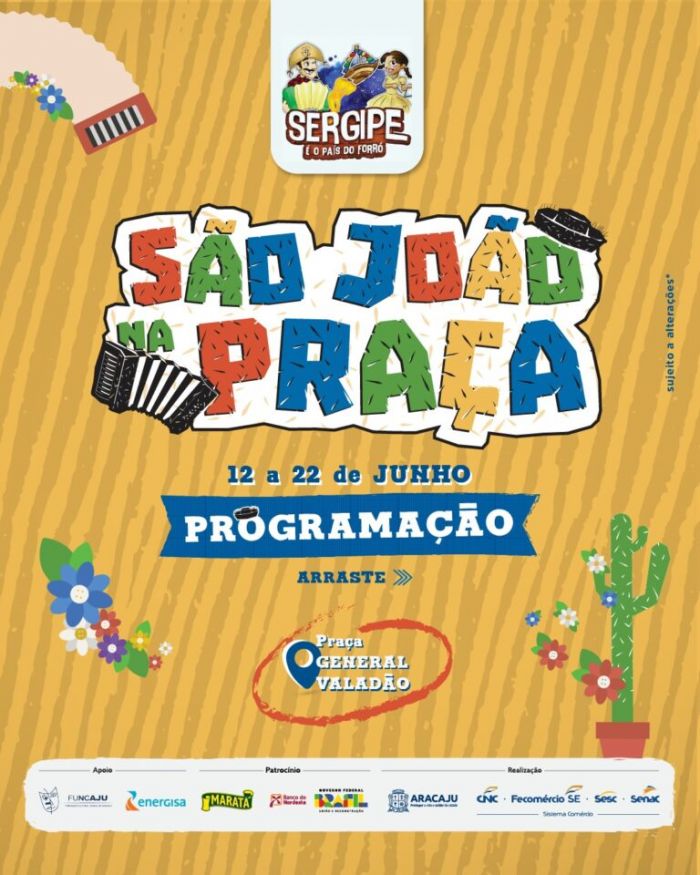 São João na Praça começa no dia 12