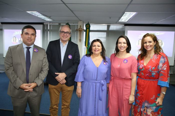Agosto Lilás: TCE promove conscientização pelo fim da violência contra a mulher