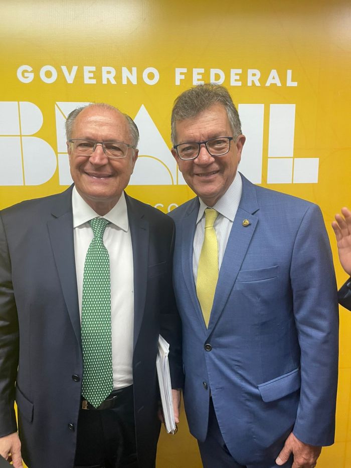 Laércio se reúne com vice-presidente Alckmin para falar sobre o fortalecimento da indústria brasileira