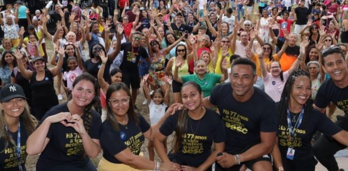 ‘Sesc no Parque’ reuniu centenas de comerciários no aniversário da instituição