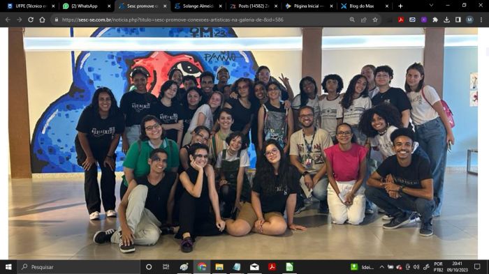 Sesc promove conexões artísticas na Galeria de Arte