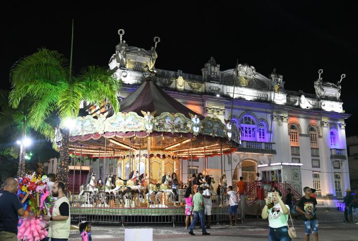 Sétima edição do Natal Iluminado no Centro de Aracaju traz 11 milhões de pontos de luz